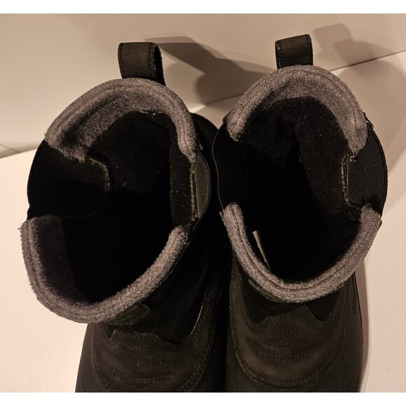 NorthFace Black Slip-on Winter Insulated Boots Heat Seeker 200 Gram Mens Size 12 - Picture 12 of 15